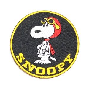 Snoopy Patch iron on Peanuts cartoon retro DIY